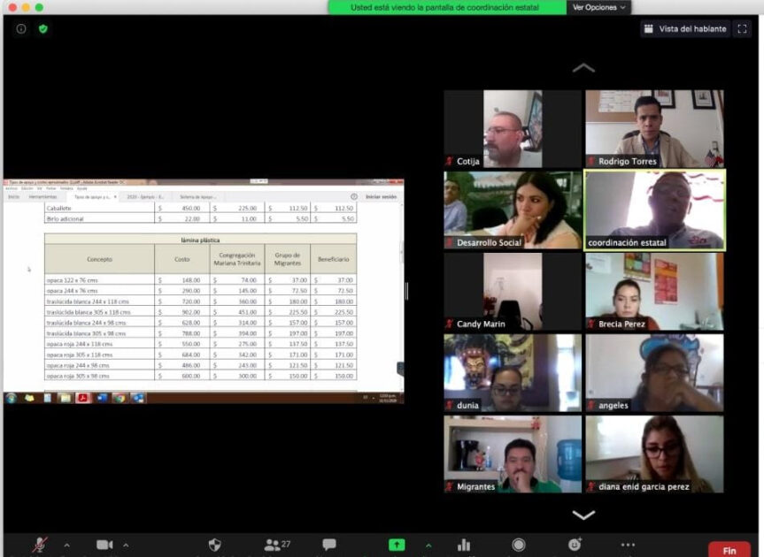 Continúa capacitación sobre iniciativa para el apoyo a vivienda de migrantes