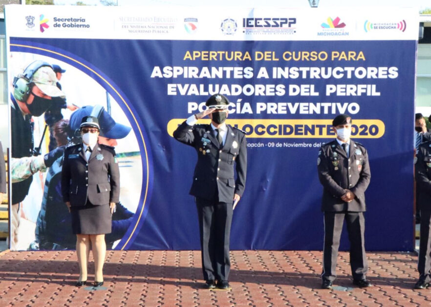 Inicia IEESSPP curso de instructor evaluador para perfil de policía preventivo