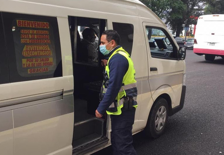 Realiza Policía Michoacán acciones contra COVID-19 en Morelia