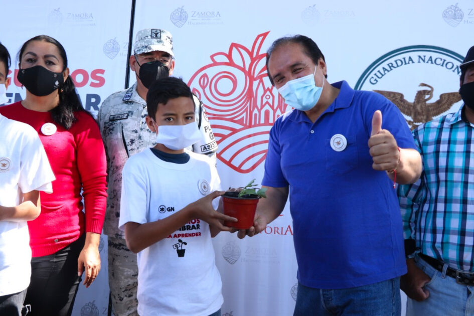 Arranca GN en Zamora programa “Sembrando Vida”