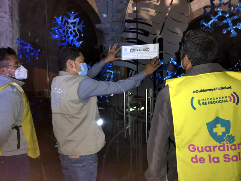 Suspendió SSM 5 establecimientos en Morelia este domingo