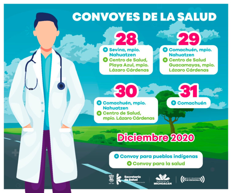 Brinda SSM servicios médicos gratuitos a través de Convoyes de la Salud y Pueblos Indígenas