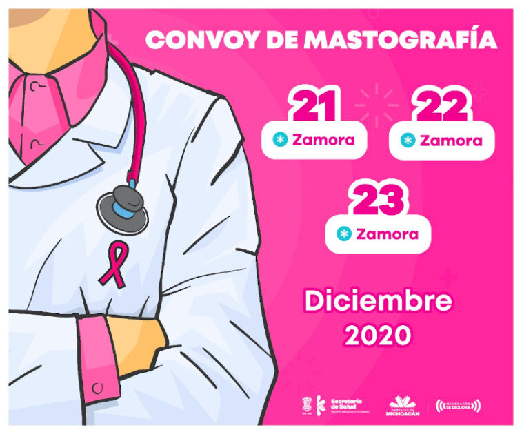 Del 21 al 23 de diciembre se instalará unidad móvil de mastografía en Zamora