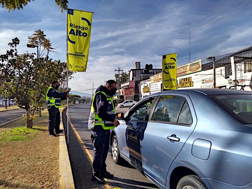 Con labores preventivas combate SSP al COVID-19 en municipios con Bandera Amarilla