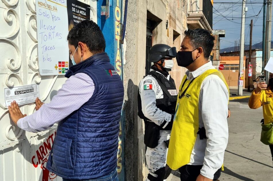 Suman 374 establecimientos suspendidos por los Guardianes de la Salud