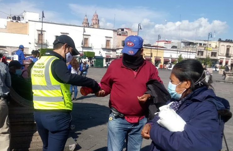 Con mensajes preventivos, coadyuva Tránsito y Movilidad a combatir COVID-19