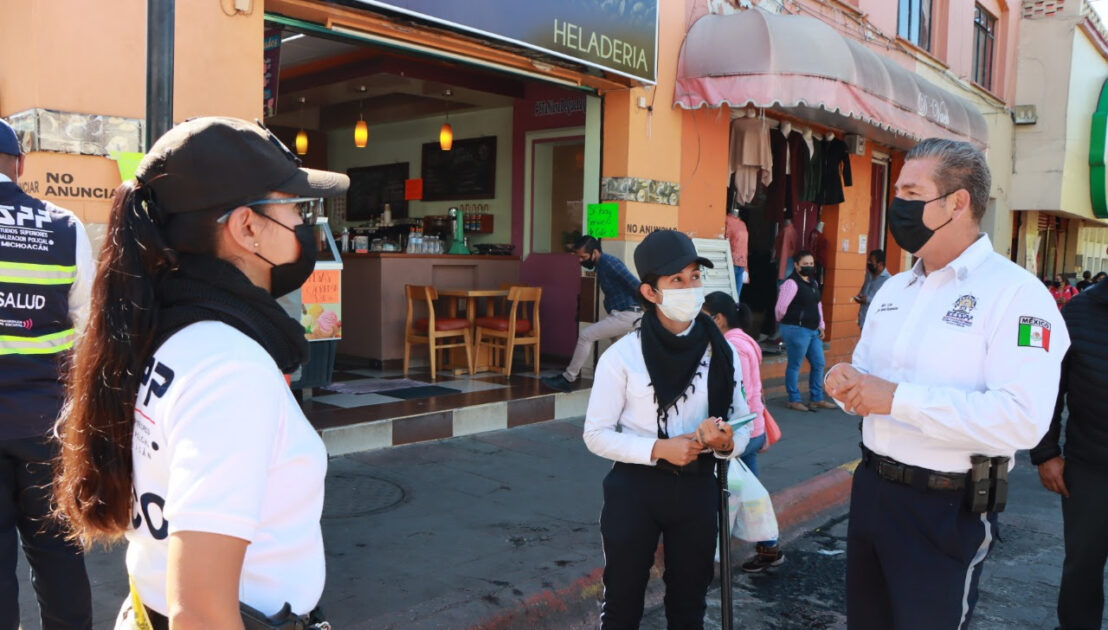 Refuerza IEESSPP acciones en puestos de control sanitario en Zitácuaro