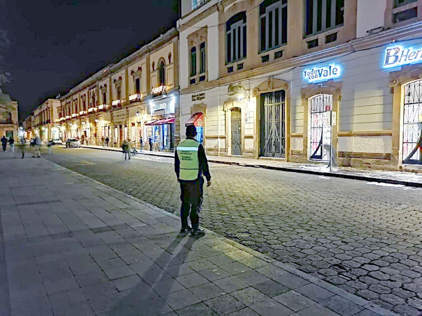 En Morelia vigila SSP cumplimiento al Decreto de las medidas para combatir el COVID-19