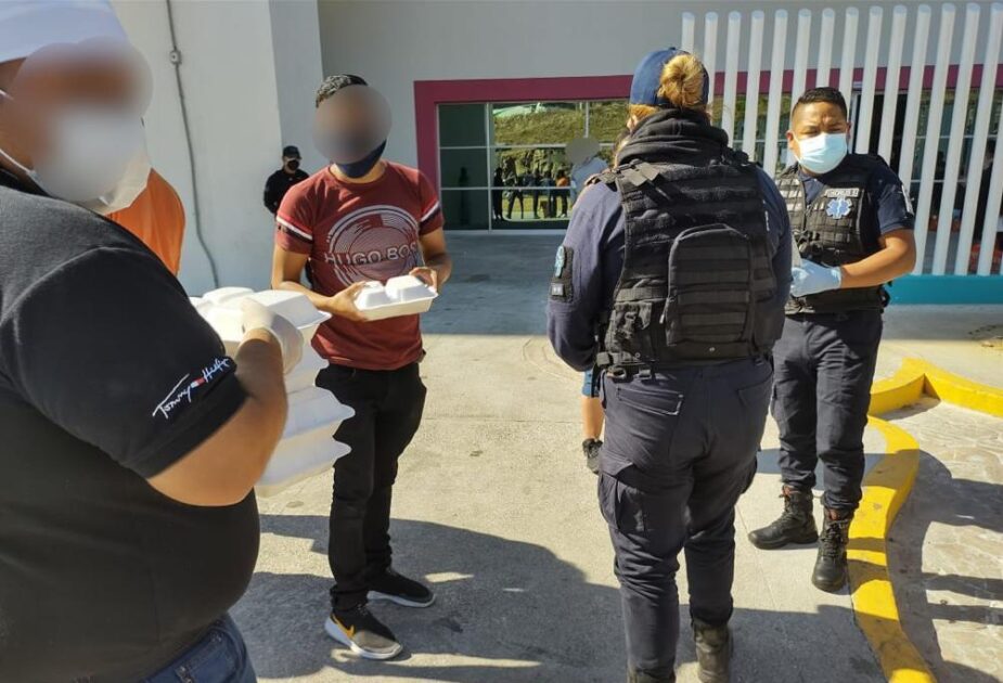 Como acto de solidaridad, entrega SSP  raciones de alimentos a familiares de pacientes COVID-19