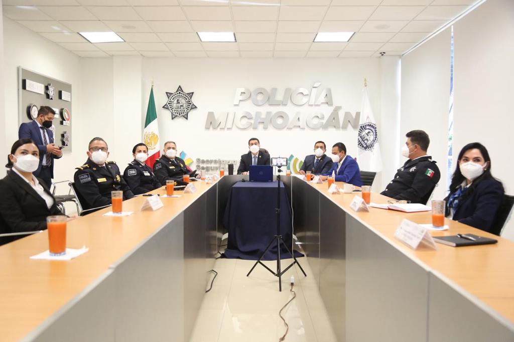 Policía Michoacán, acreditada internacionalmente: SSP