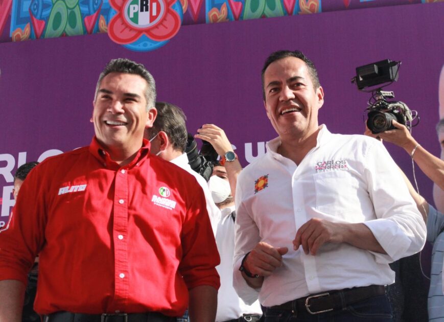 Respaldo total a Carlos Herrera: Alito  *El dirigente nacional del PRI acompañó en las actividades proselitistas al abanderado del Equipo por Michoacán.