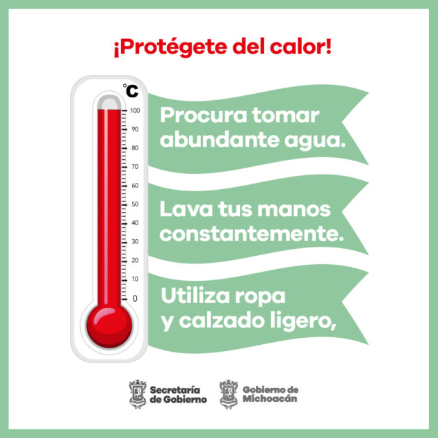 Persistirán condiciones de calor en la entidad, se pide tomar precauciones