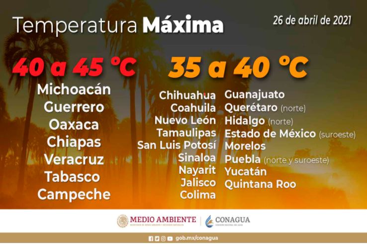 Emite PC recomendaciones ante temporada de calor