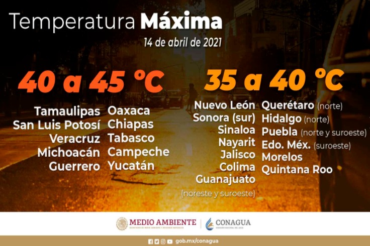 Llama PC a tomar precauciones por cambios de temperatura