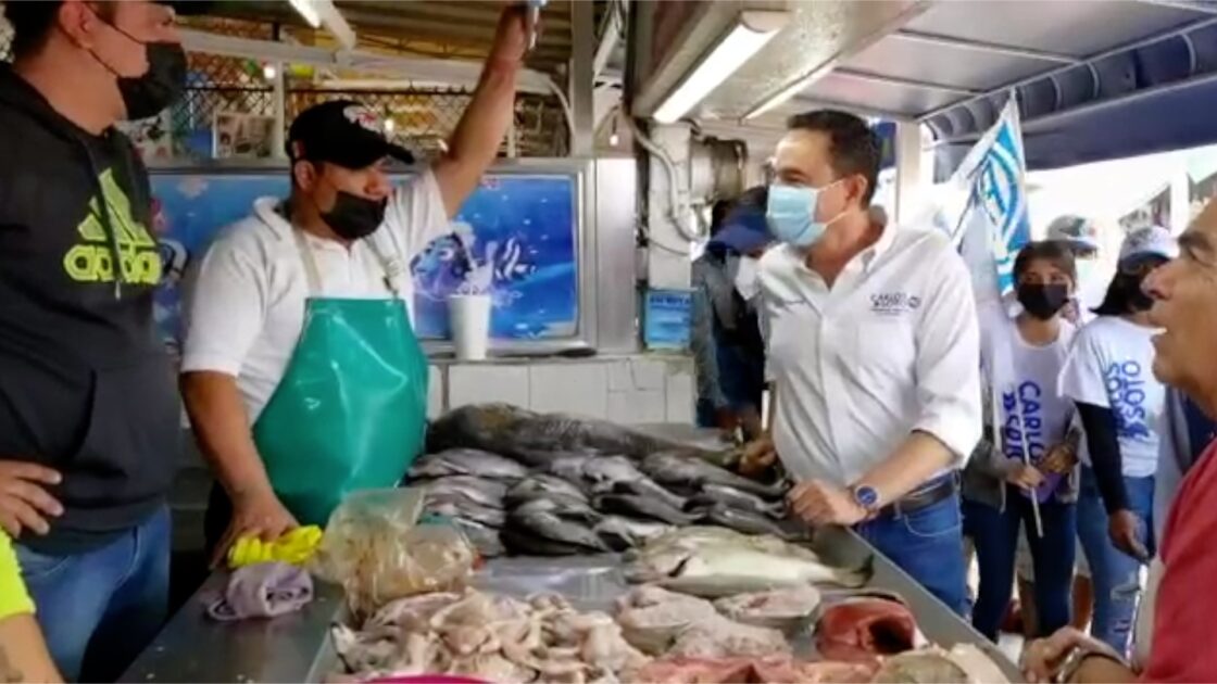 El mejor perfil para gobernar Zamora es Carlos Soto : Locatarios del Mercado Hidalgo