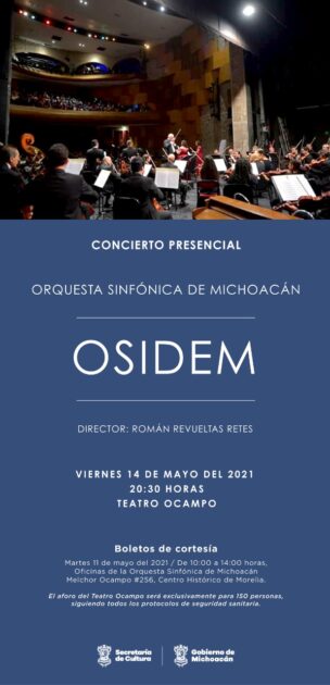 Osidem sonará con un concierto de alientos en el Teatro Ocampo