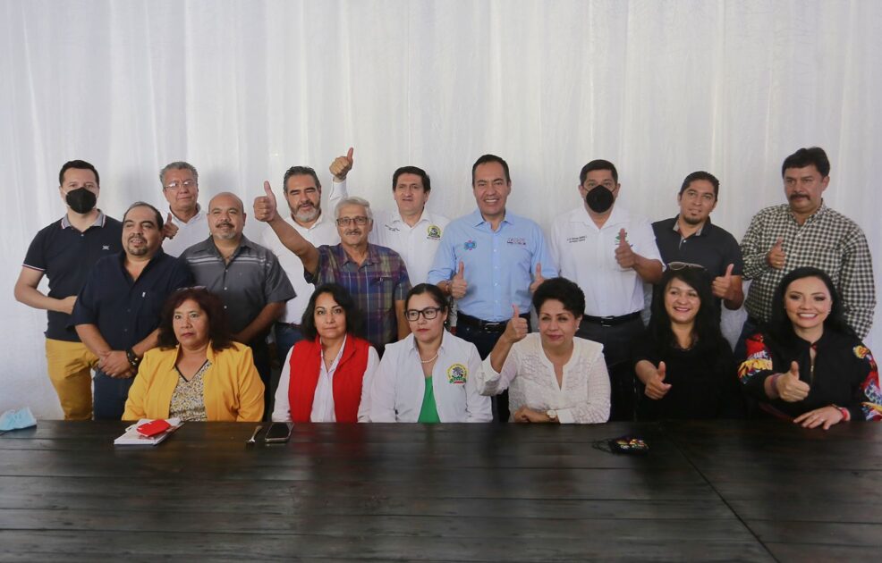 Se suman más 30 mil trabajadores de la Federación con Carlos Herrera