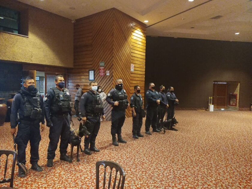 Mantiene SSP labores de vigilancia en Centro de Convenciones de Morelia