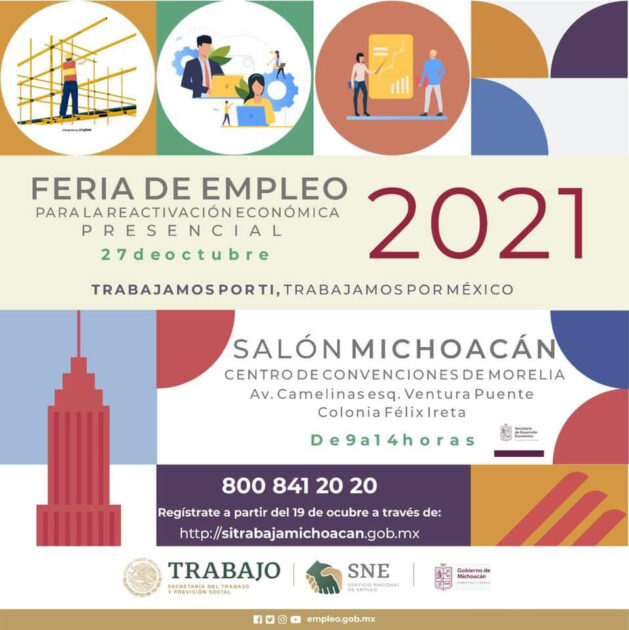 Todo listo para la Feria Nacional de Empleo para la Reactivación Económica