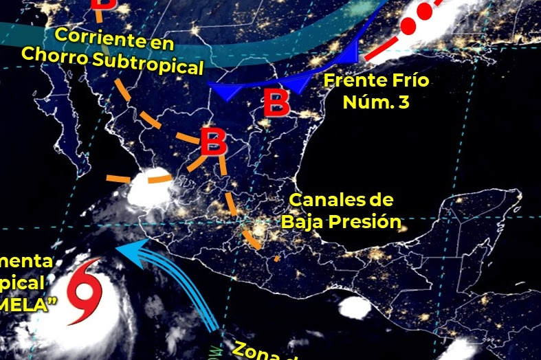 Ante lluvias fuertes en las próximas horas, invita PC a seguir recomendaciones