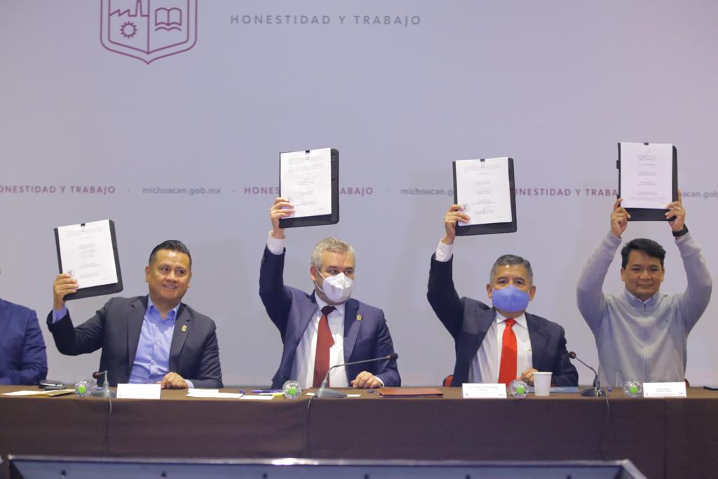 Más pueblos indígenas se suman al trabajo coordinado en seguridad con Gobierno de Michoacán