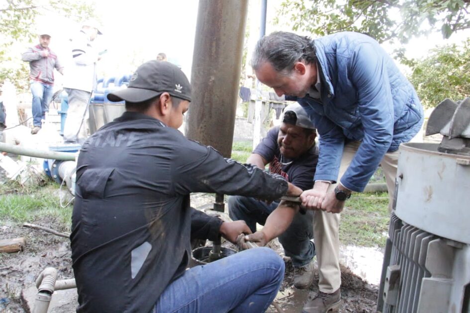 Continúan trabajos del SAPAZ en Las Fuentes.