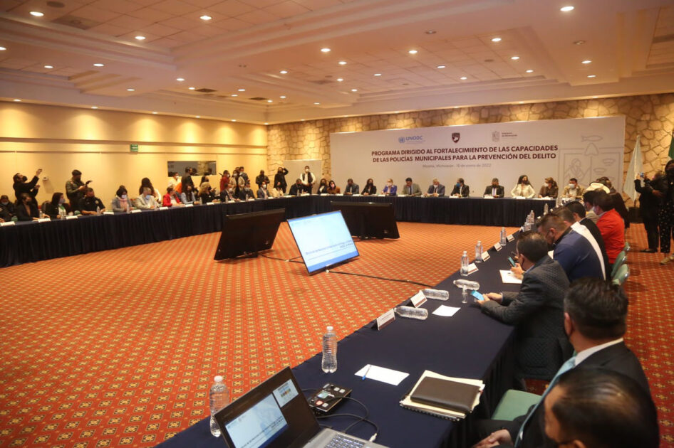 La capacitación constante, una prioridad para fortalecer los cuerpos policiales: Ortega Reyes