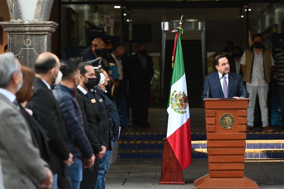 Autoridades Municipales de Zamora conmemoraron el Día de la Bandera
