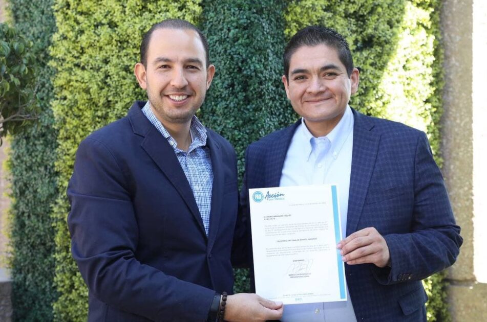 *RECIBE ARTURO HERNÁNDEZ VÁZQUEZ NOMBRAMIENTO COMO SECRETARIO NACIONAL DE PUEBLOS INDÍGENAS DEL PAN*