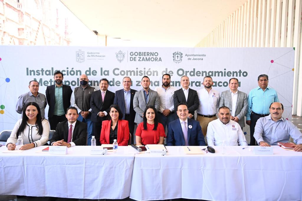 Conforman “Comisión de Ordenamiento Metropolitano de la zona Zamora-Jacona 2022”