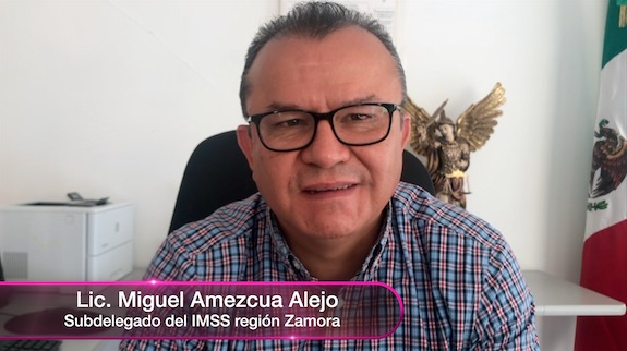 La Sub Delegación del IMSS Zamora lleva una campaña intensiva de vacunación a las empresas; Miguel Amezcua Alejo.