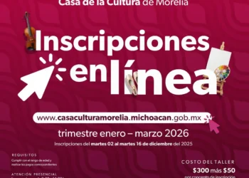 Artes plásticas y cultura en Morelia, inscripciones en línea para talleres artísticos culturales.