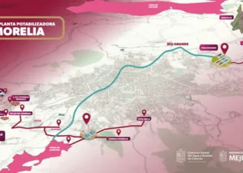 Planta potabilizadora Morelia, infraestructura de agua en Michoacán.