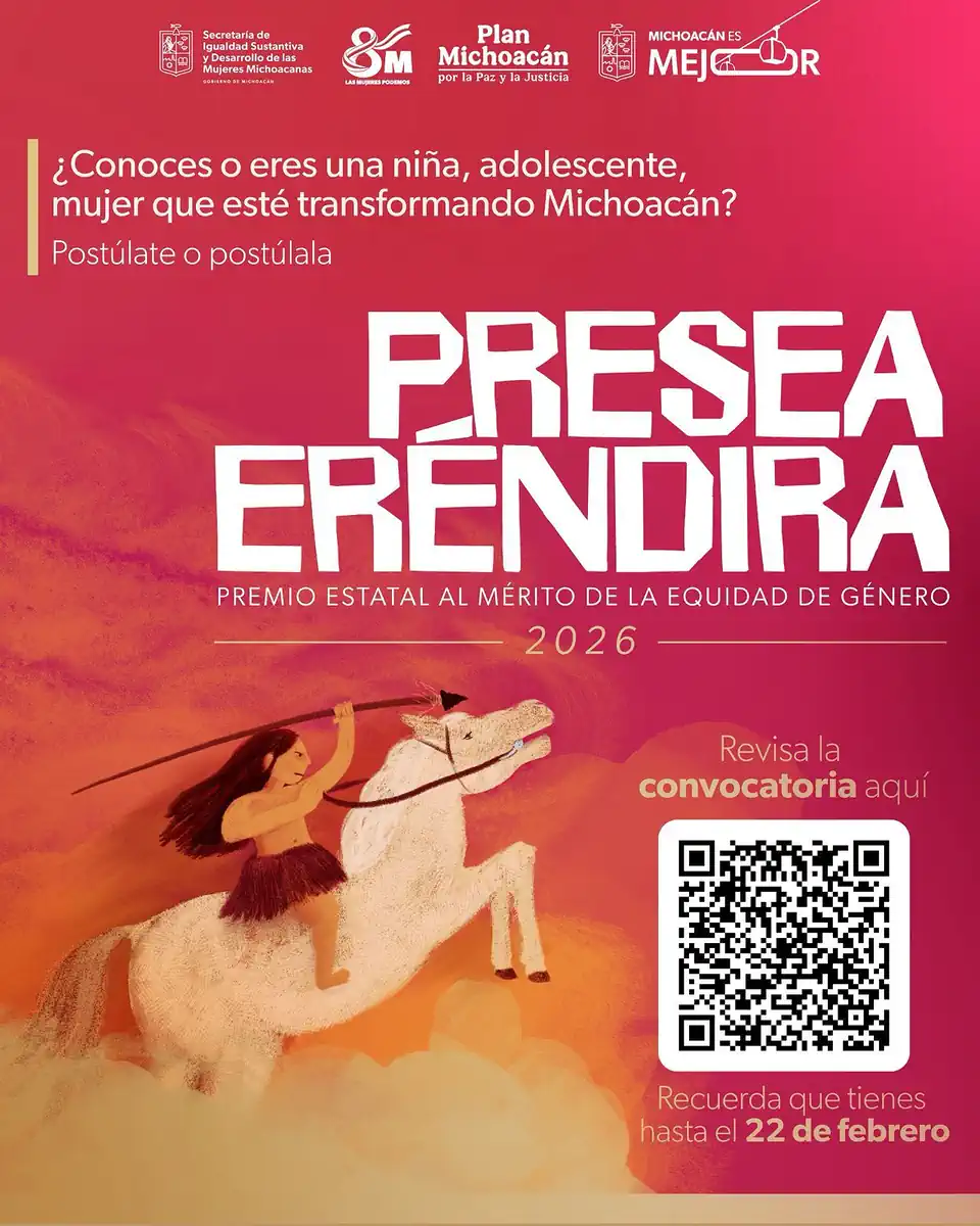 Postulación abierta a la Presea Eréndira para niñas y adolescentes